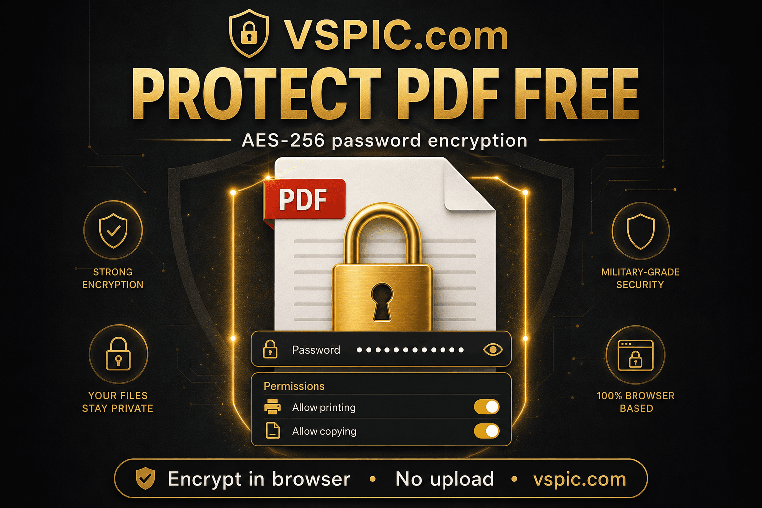 How to protect a PDF file with a password — illustrated how-to guide on Rankify
